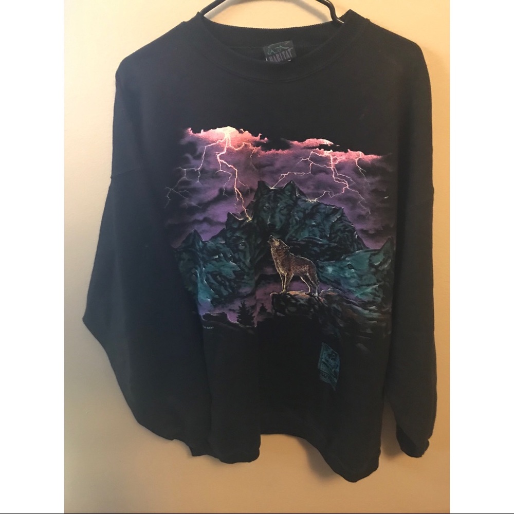 VTG Wolf crewneck